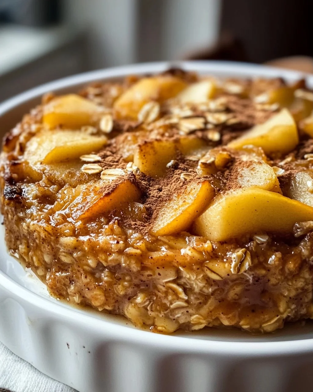 Baked Apple Oat Pudding: Warm, gesund & einfach lecker