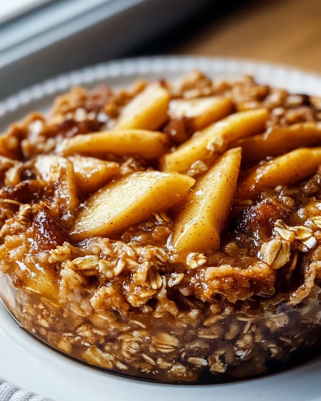 Baked Apple Oat Pudding: Warm, gesund & einfach lecker