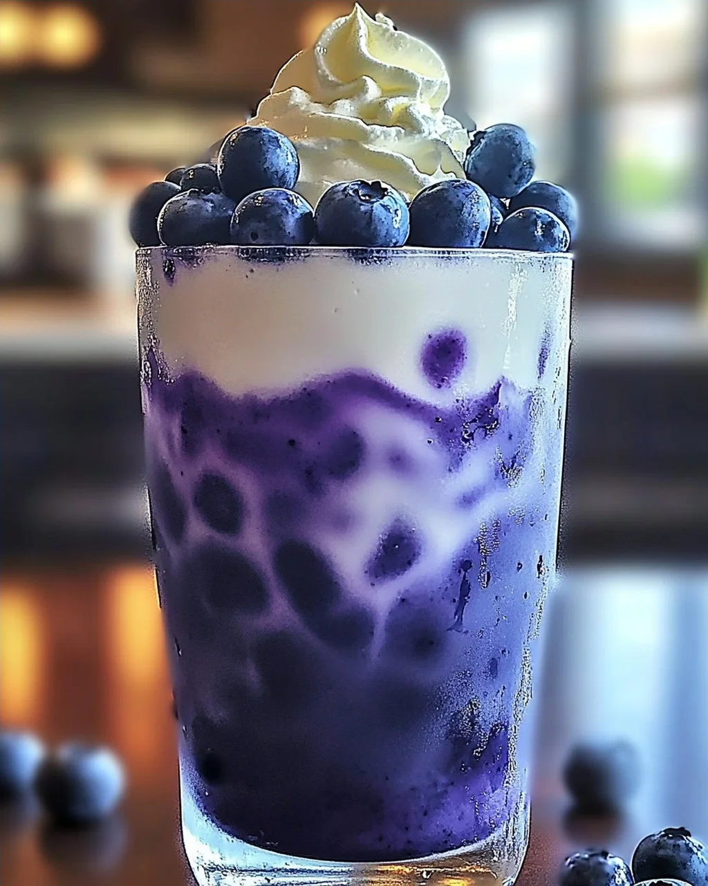 Blaubeer Italienische Limonade für heiße Tage