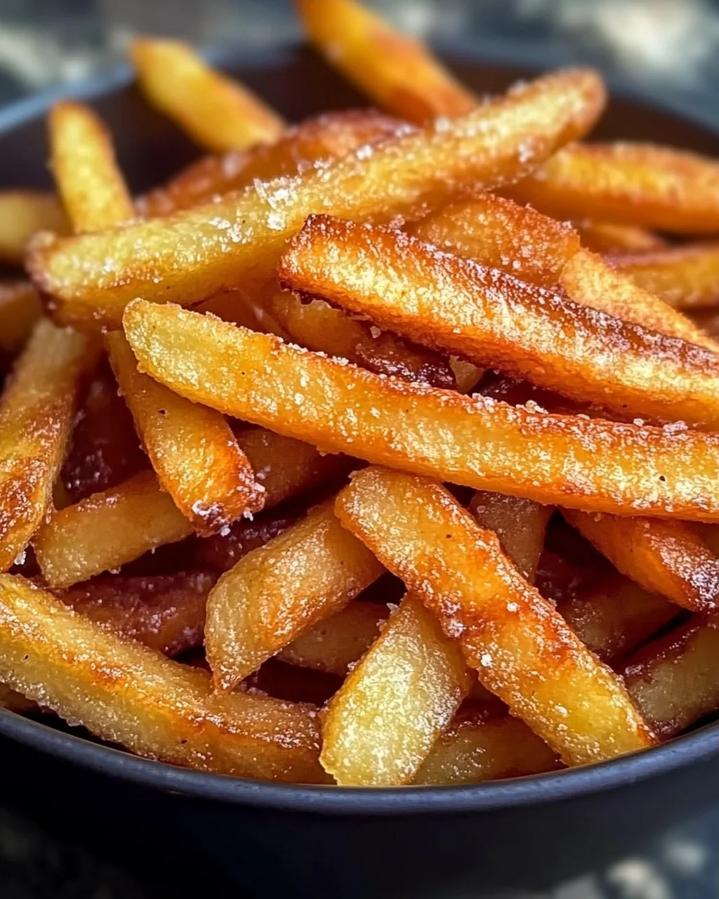 Crispy Apfel Pommes: Heißluftfritteuse Rezept leicht gemacht