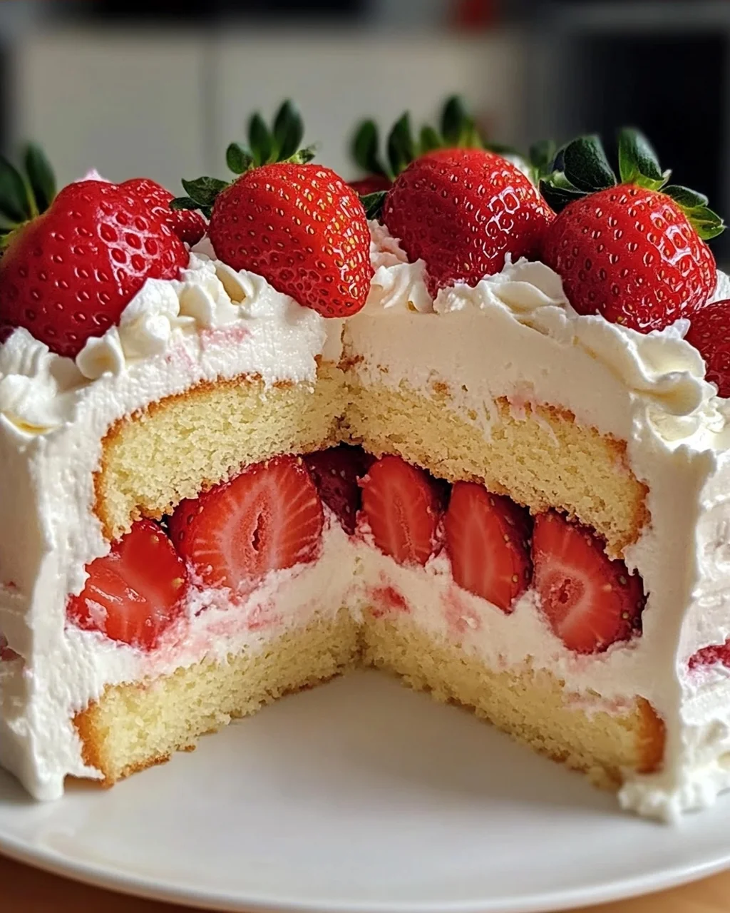 Erdbeertorte: Leichte Sommerfreude im Kuchen