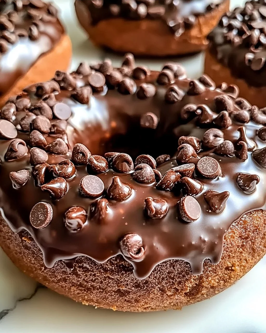 Gesunde Schokoladenprotein-Donuts für jeden Tag