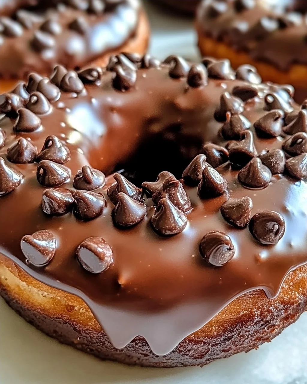 Gesunde Schokoladenprotein-Donuts für jeden Tag
