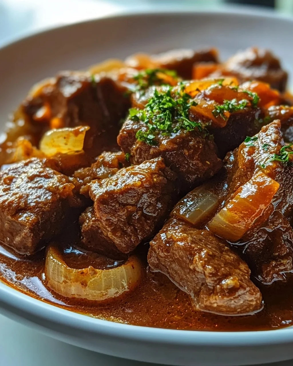 Herzhaftes Rindsgulasch Rezept: Dein Geheimnis für Butterzartheit!