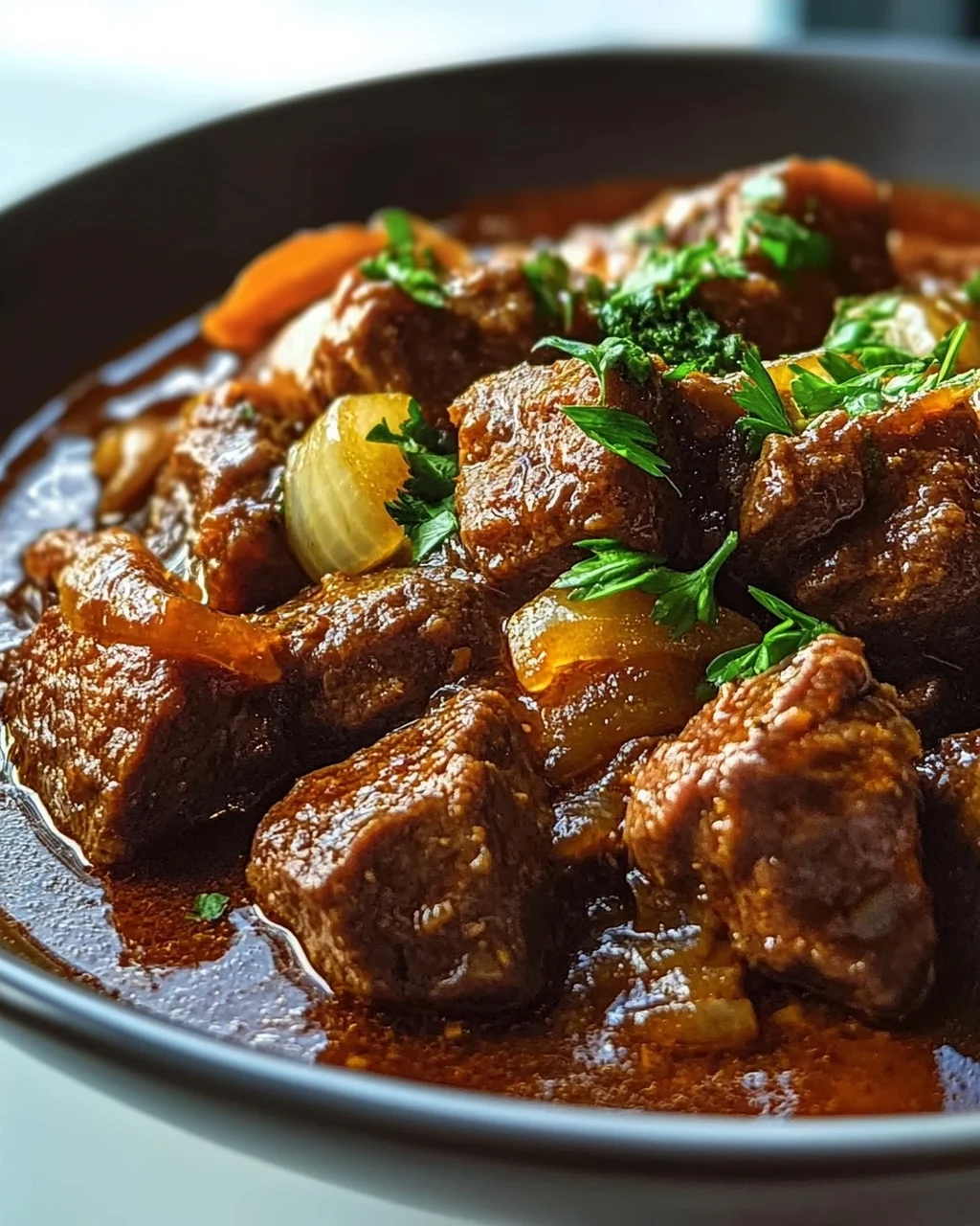 Herzhaftes Rindsgulasch Rezept: Dein Geheimnis für Butterzartheit!