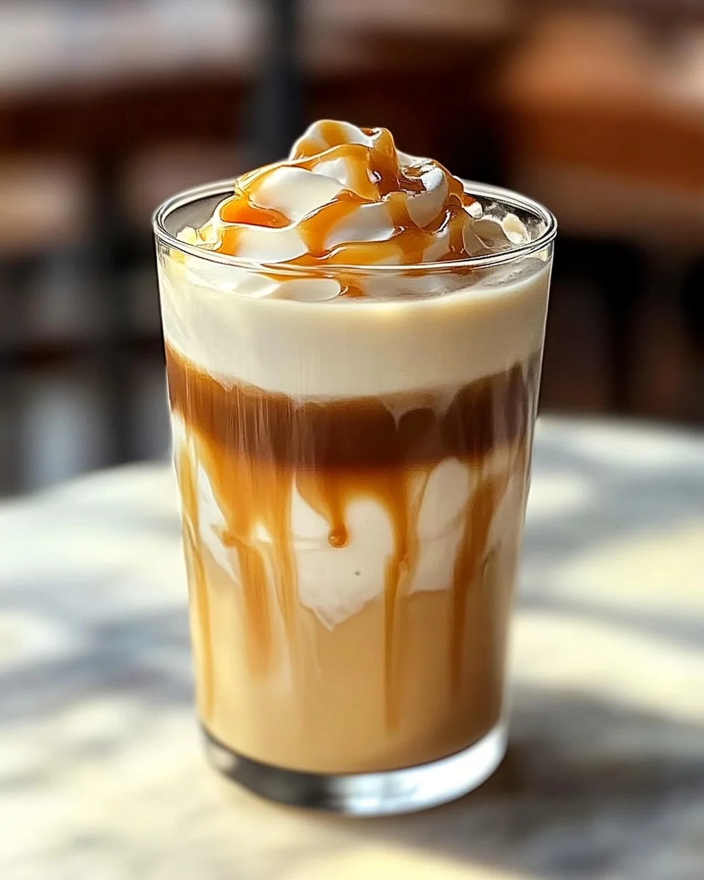 Karamell Mandeldrink Eiskaffee – Schnell und Lecker