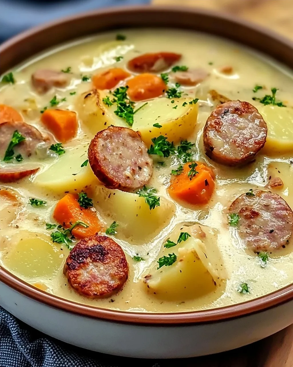 Kartoffelsuppe mit Wurst – Deftiger Genuss für Zuhause