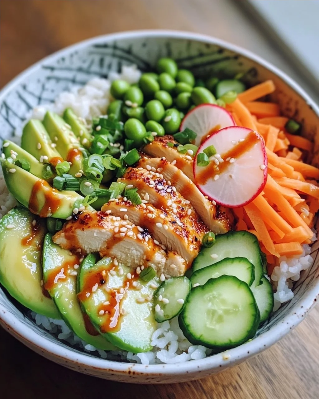 Klassische Chicken Poke Bowl mit Sesamreis: Dein Lieblingsrezept