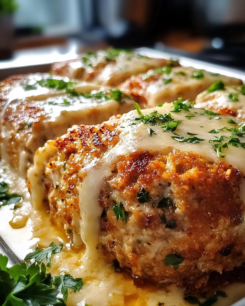 Knoblauch-Parmesan Hähnchen-Hackbraten: Dein Lieblingsrezept