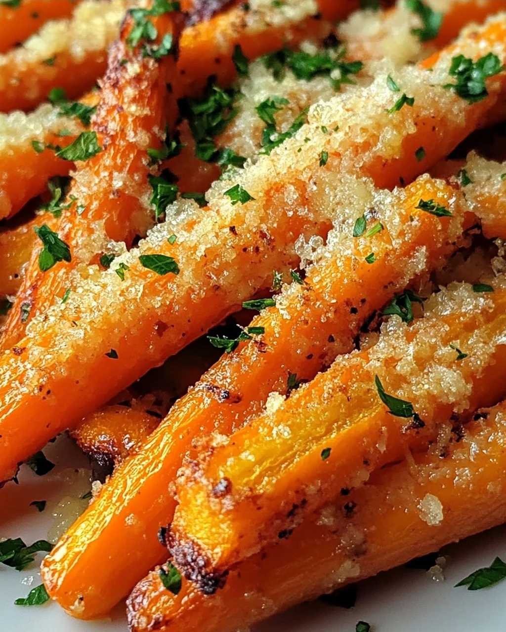 Knoblauch-Parmesan-Ofenkarotten