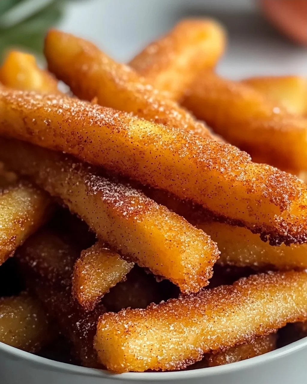 Knusprige Apfelsticks aus dem Airfryer – Dein gesunder Snack!