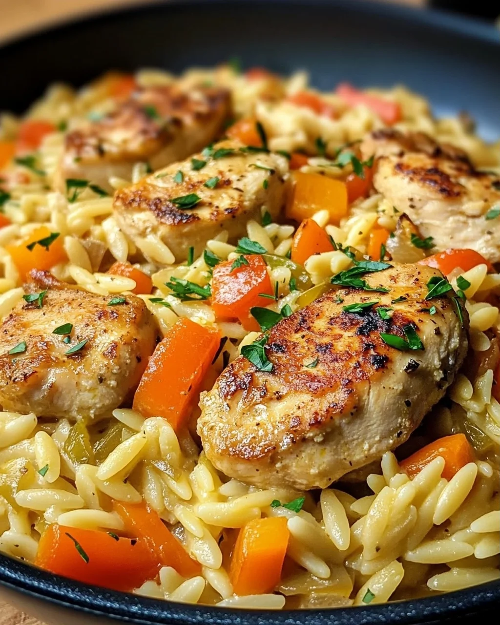Onepot Orzo-Wikinger-Topf