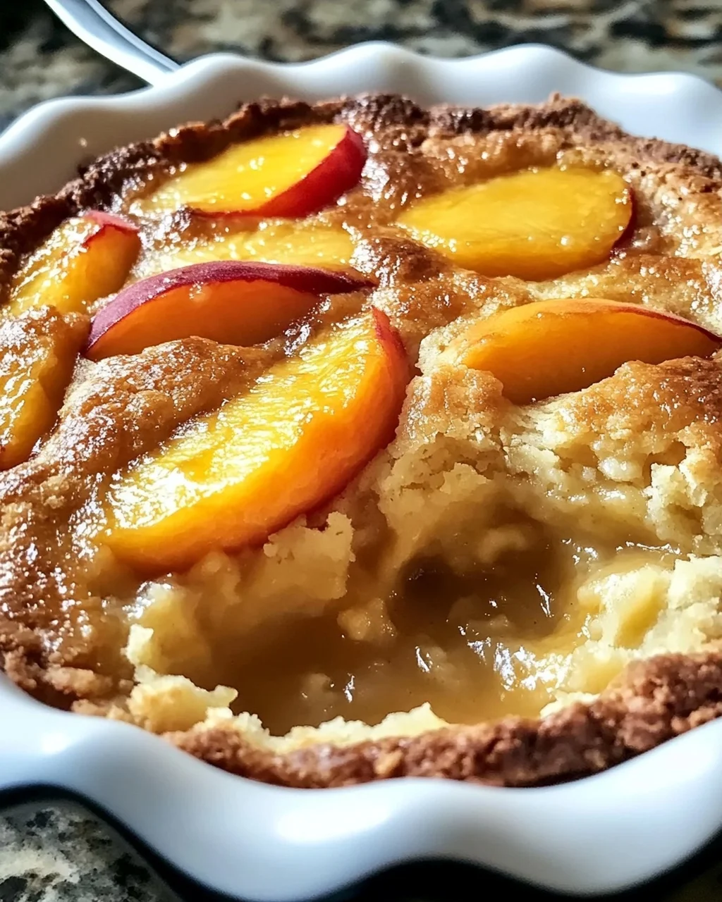 Pfirsich-Cobbler ganz einfach selbst gemacht