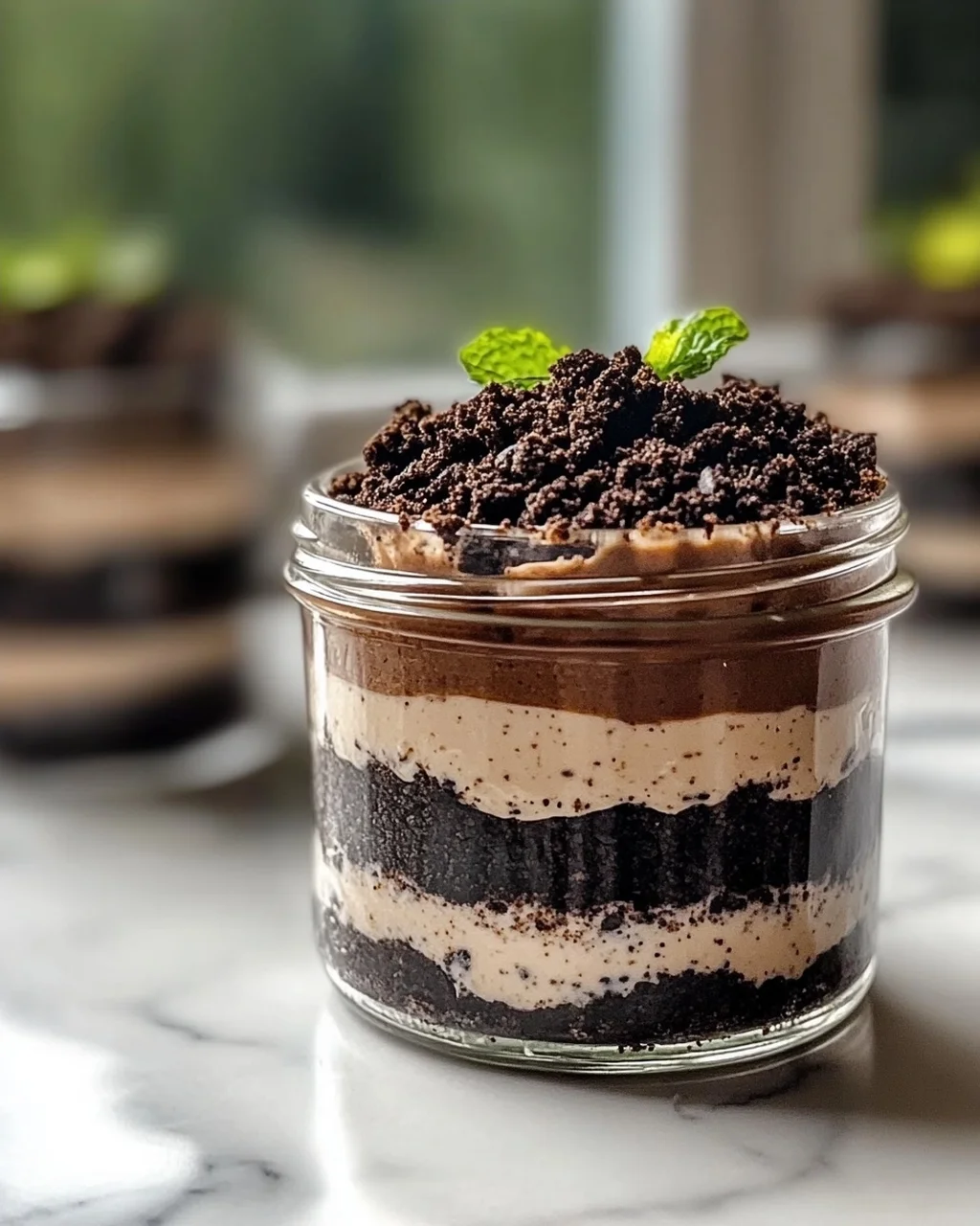 Rezept: Mini Oreo Dirt Cake Jars – Dein schnelles Dessert!