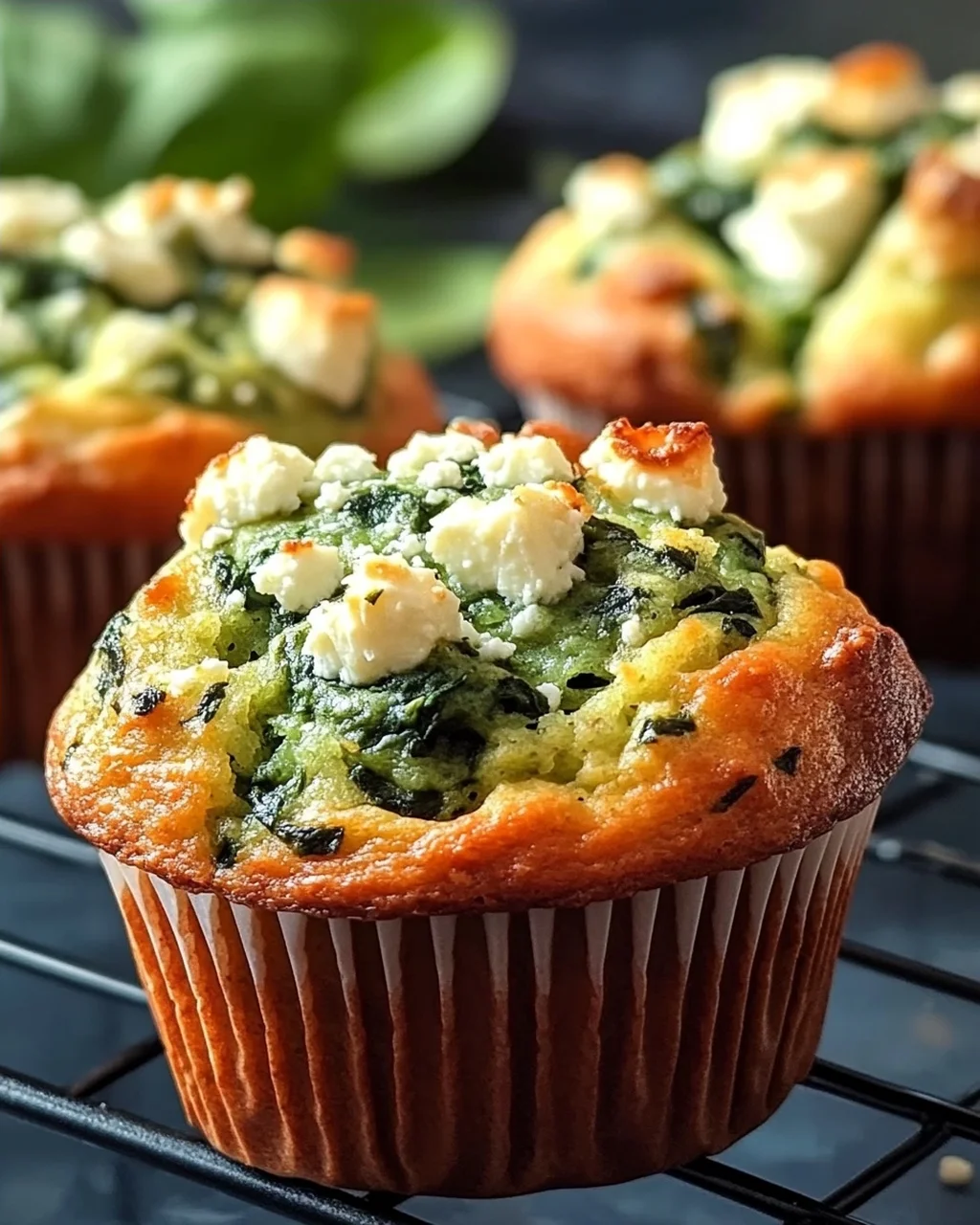 Spinat Feta Muffins