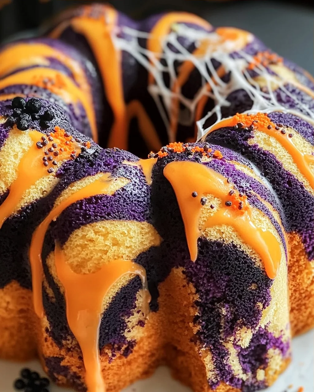 Spooky Swirl Halloween Bundt Cake – Dein Gruselkuchen!