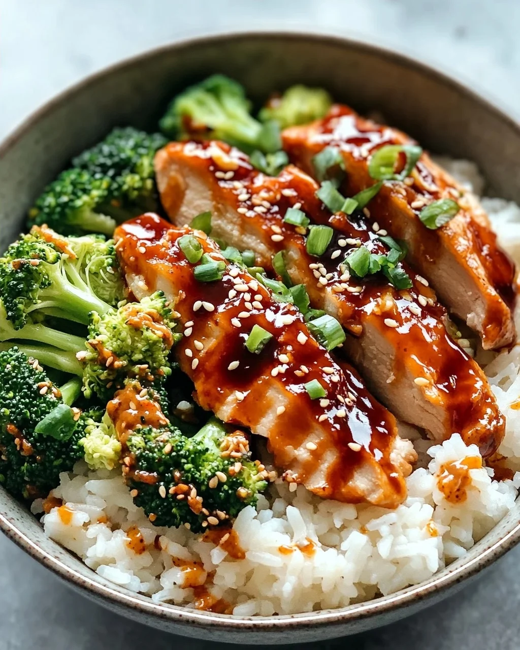 Sticky Chicken Bowls: Saftig, süß-würzig & einfach perfekt.