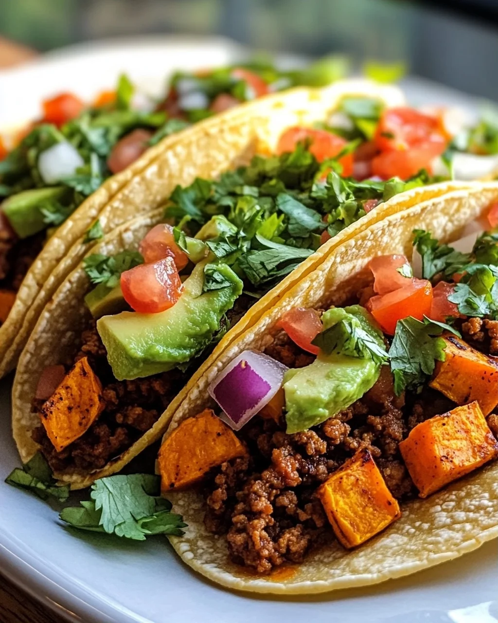 Süßkartoffel Hackfleisch Tacos: Frisch & Lecker mit Salat