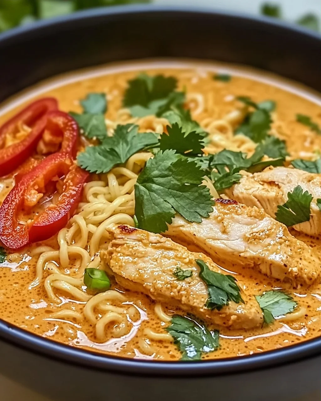 Thai Erdnussbutter Ramen in 40 Minuten zubereiten