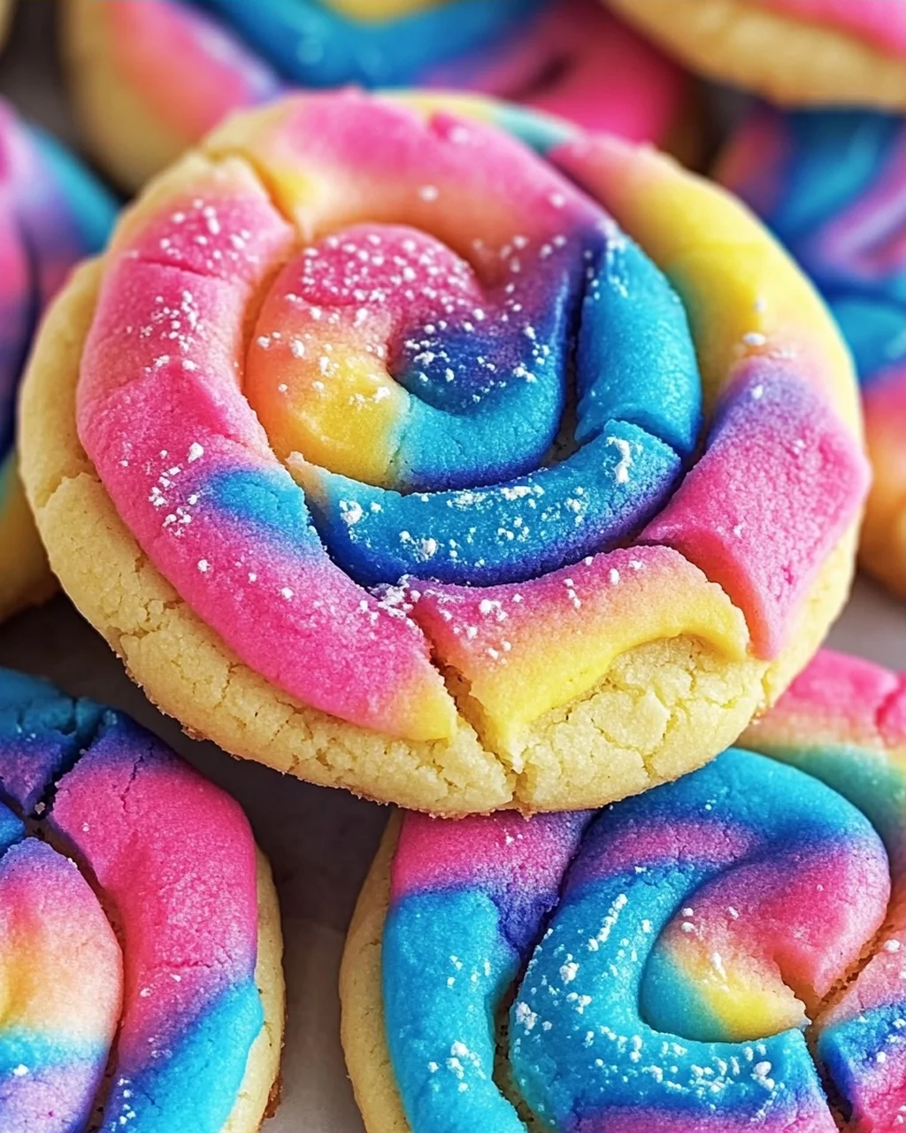 Tie Dye Kekse backen