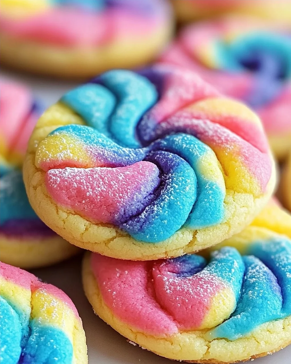 Tie Dye Kekse backen
