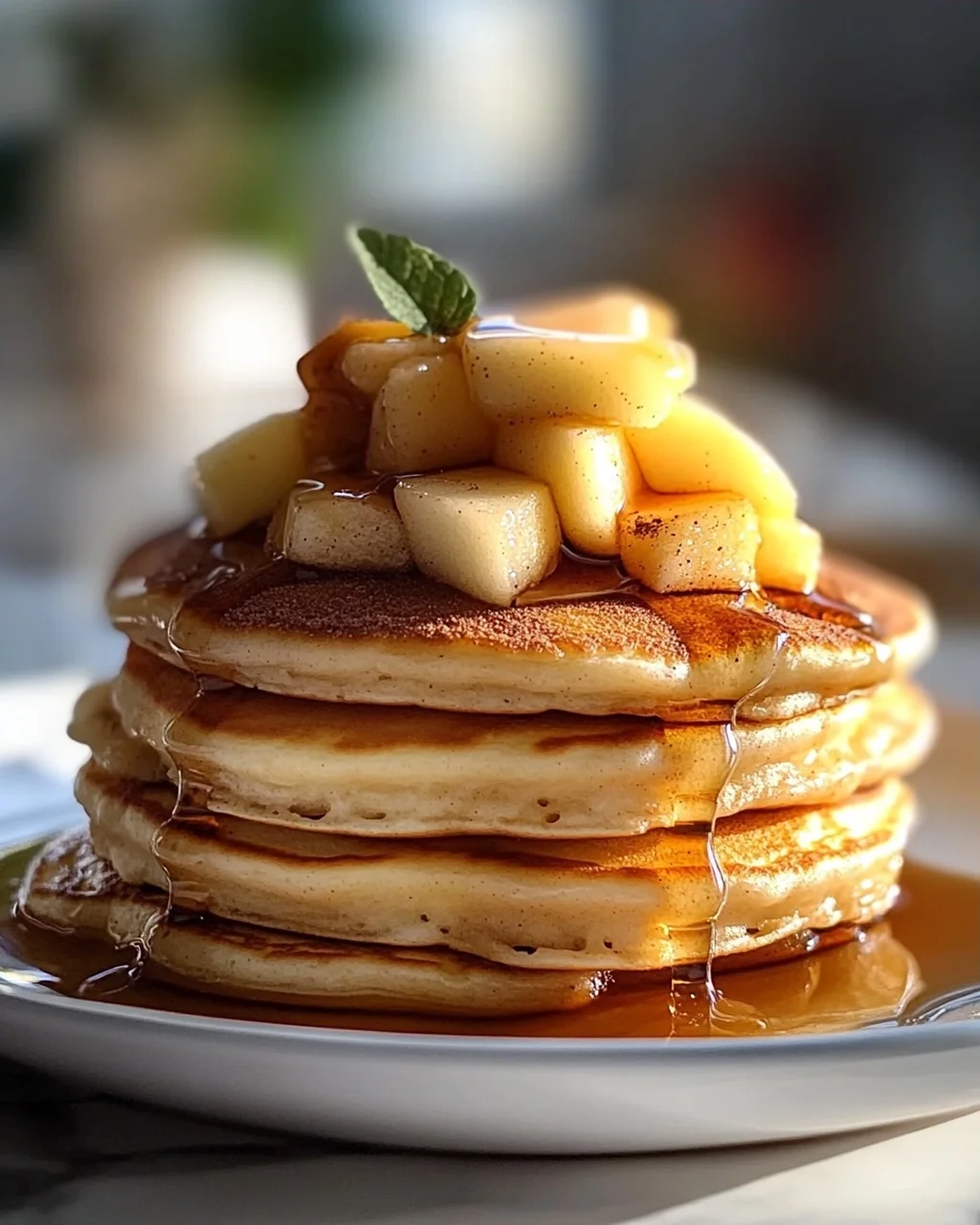 Würzig-süße Apfel-Zimt Pfannkuchen: Dein perfektes Frühstück!