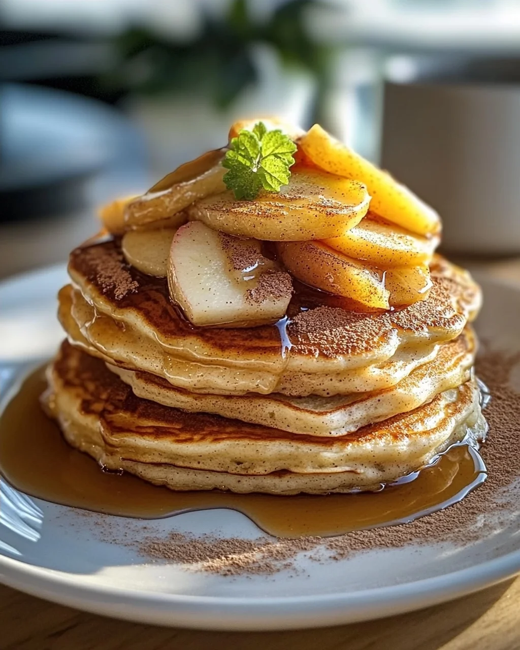 Würzig-süße Apfel-Zimt Pfannkuchen: Dein perfektes Frühstück!