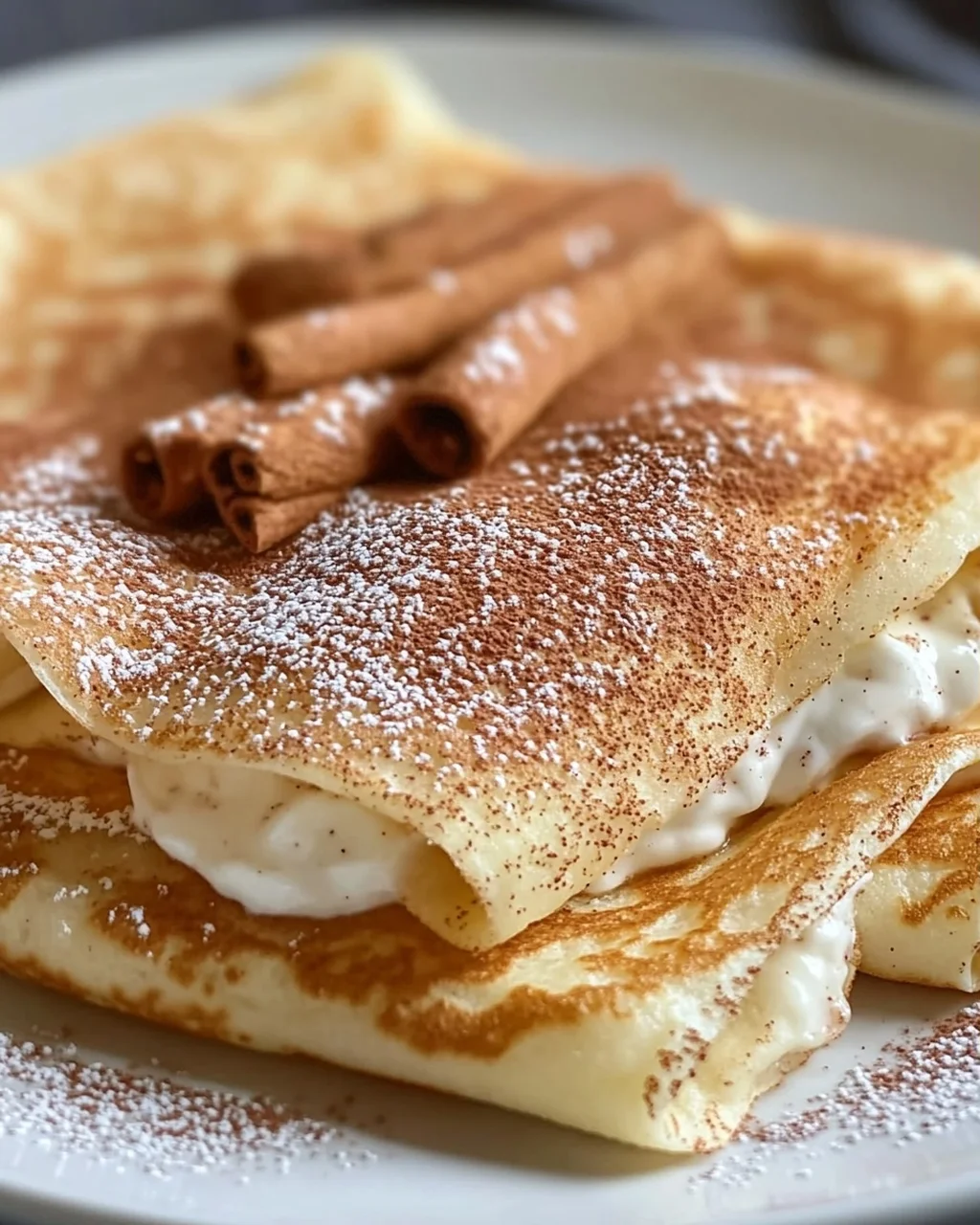 Zimtrollen-Protein-Crêpes