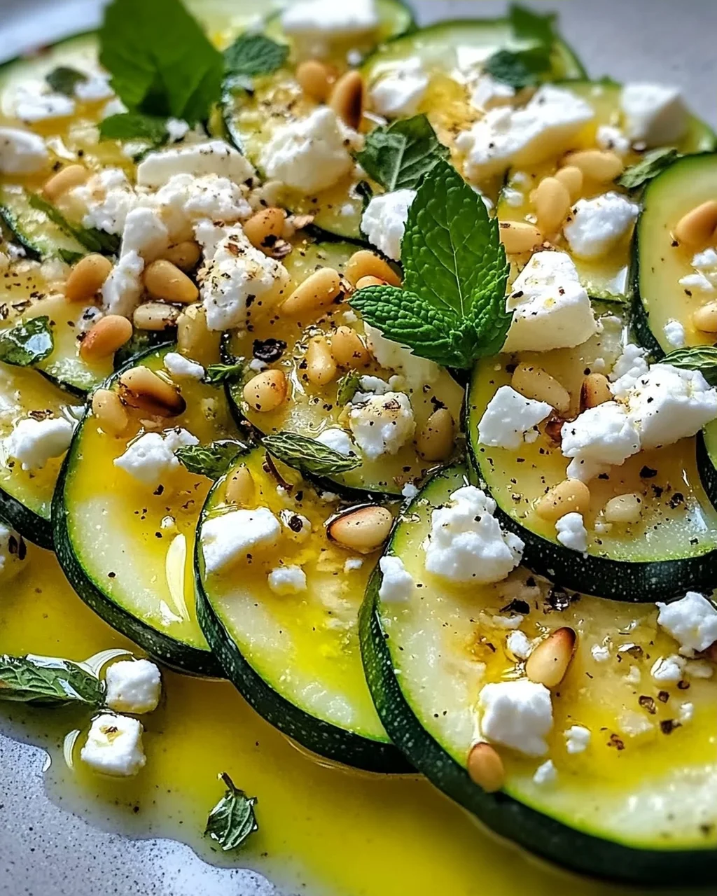 Zucchini-Carpaccio: Frisch & Schnell zubereitet