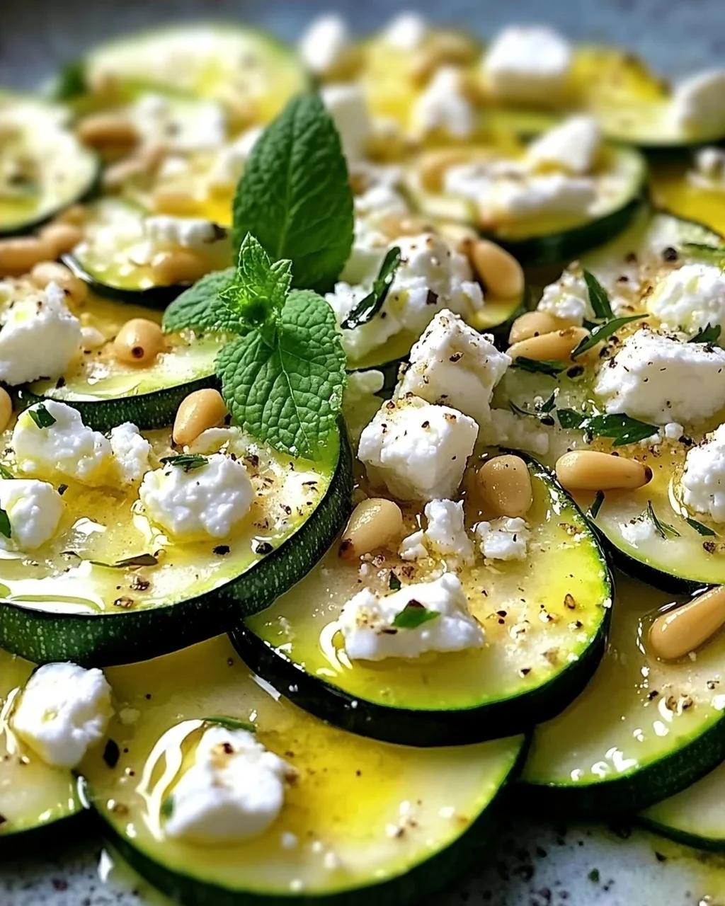 Zucchini-Carpaccio: Frisch & Schnell zubereitet