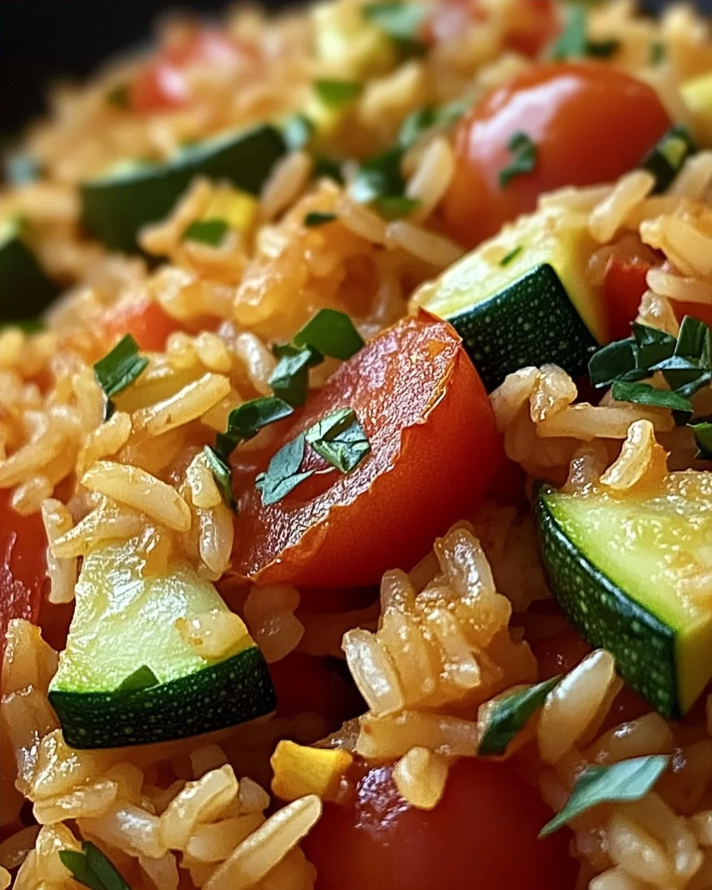 Zucchini-Tomaten-Reis