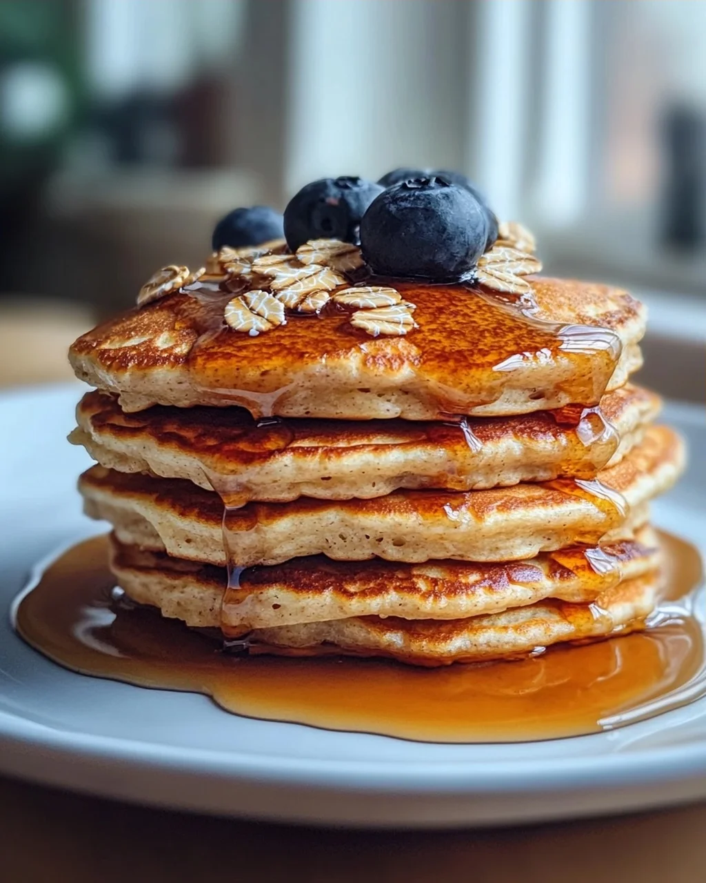 Zuckerfreie Quark Haferflocken Pancakes: Gesund & Einfach
